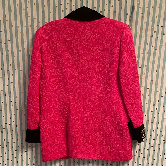 Escada Vintage Baroque and Velvet Blazer, Size 40 - Picture 4 of 14